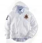 veste mode hoodie ralph lauren polo lqleft hiver royale blance,blouson ralph lauren pas cher taille s